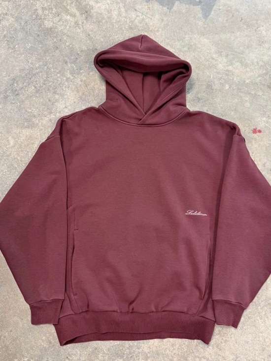 lululemon athletica Other - lululemon athletica Men's Maroon oversized Pullover Hoodie